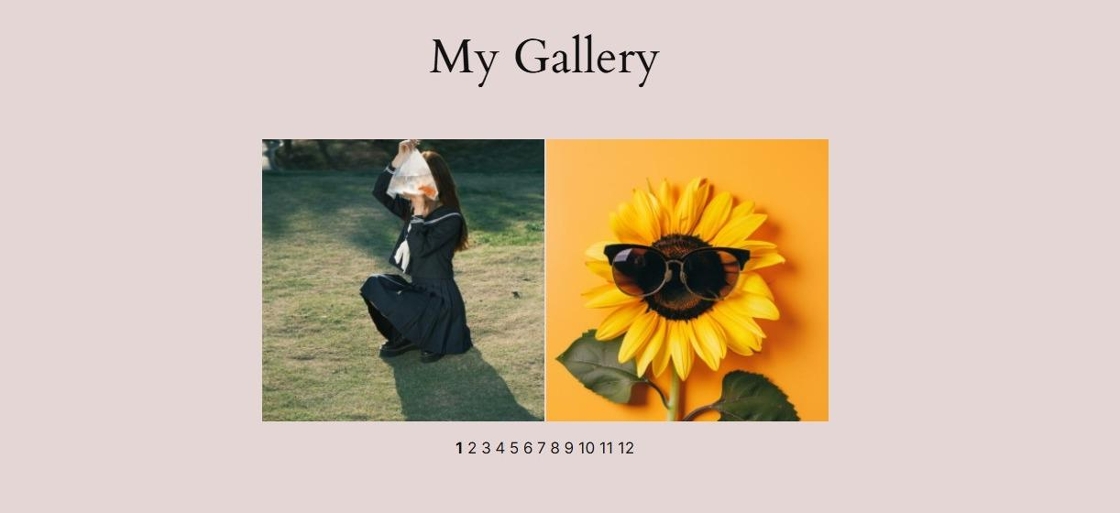 Numbered List Pagination