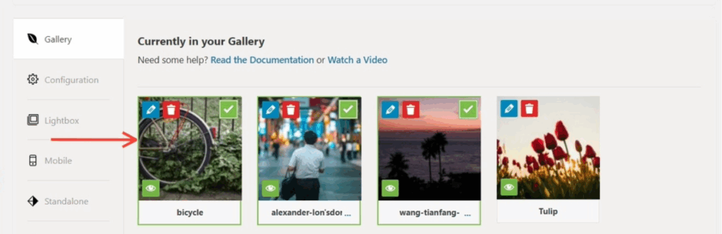 Choose Images to Bulk Edit