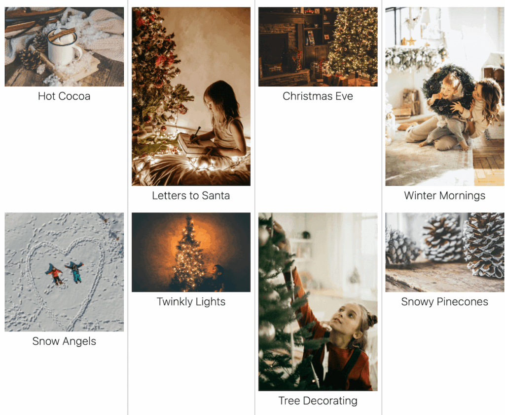 Vertical Line Grid - layout example